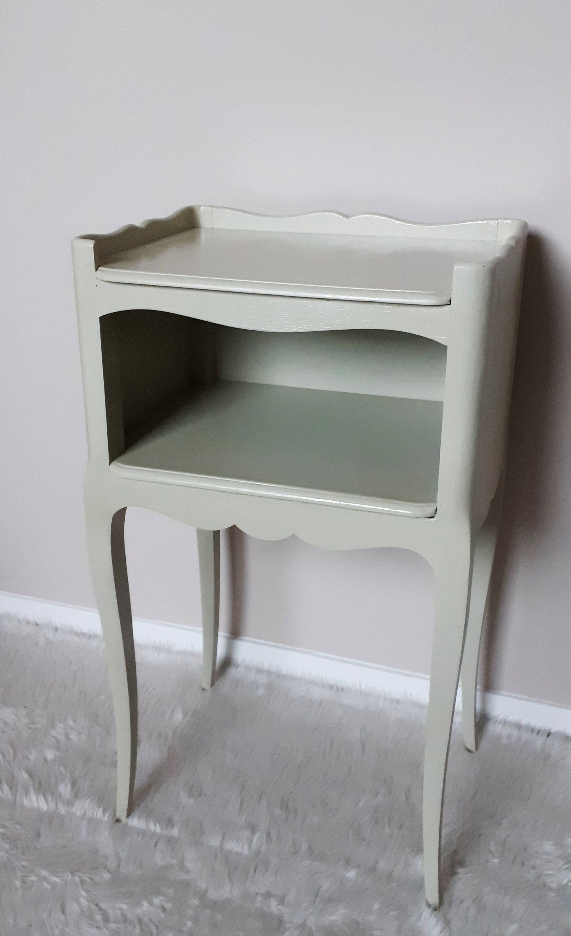 2 bedside table set style Louis XV patina