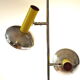 OMI lamppost in brushed aluminium and chrome dating back to the 1970s