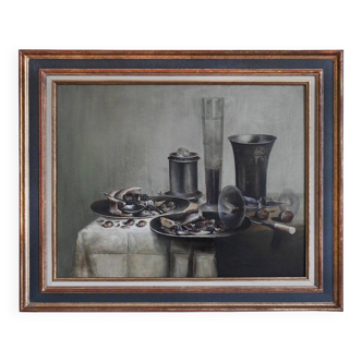 Stanislas kostka oil on canvas still life