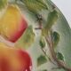 Small Saint Clement ceramic plate with pear fruit decor