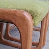 Pair of Baumann sled chairs