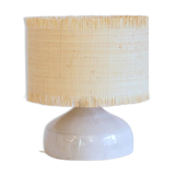 Large enamelled ceramic lamp by Jean CHATONEY