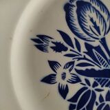 Flat plates blue flower Badonviller
