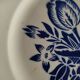 Flat plates blue flower Badonviller