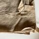 Pair of cloths in raw linen bise fabric XXL