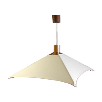 Scandinavian wood and canvas suspension – 60s/70s