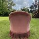 Pink toad armchair