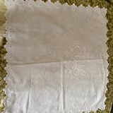 Nappe en lin monograme AL