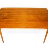 Expandable teak dining table, Denmark, 1960