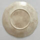Assiette ancienne en barbotine 3 fleurs