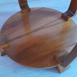 Round art deco coffee table