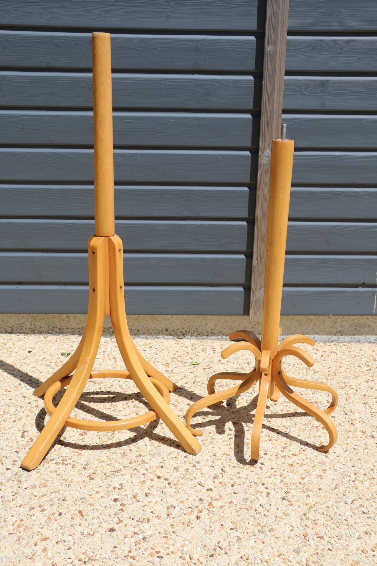 Coat rack parrot BAUMANN light beech (A2) original varnish