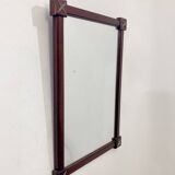 Mid-Century Rectangular Wooden Mirror