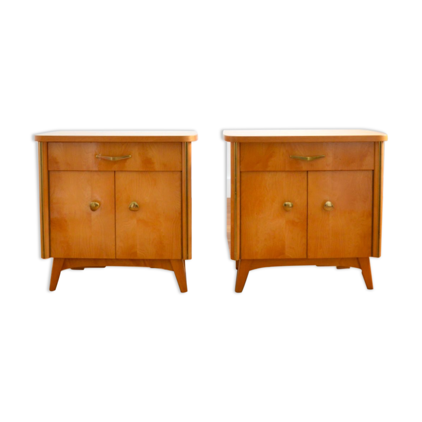 Pair of vintage bedside tables 1960s
