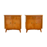 Pair of vintage bedside tables 1960s