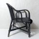 Vintage children's size rattan armchair