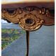 Table basse en bronze de style Louis XV avec plateau en marbre, XXe siècle