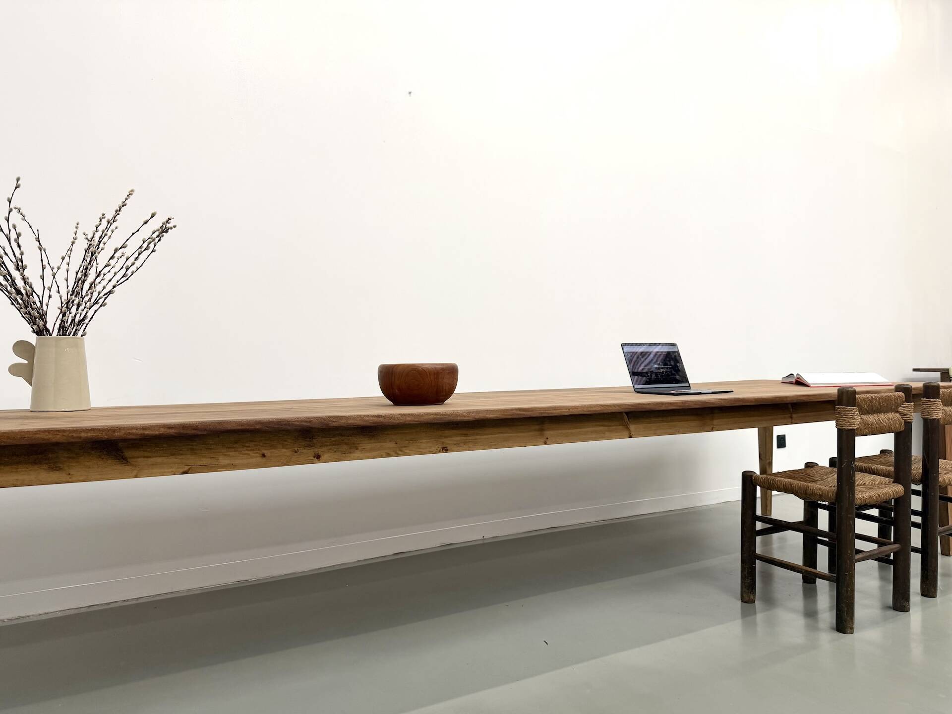 Large XXL Farm Table 4 Metres in Solid Chestnut