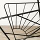 Mid century magazine rack - wire metal & perforated metal, vintage newspaper stand