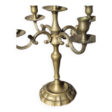 Chandelier 5 branches laiton massif