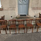 Alsatian bistro chair set