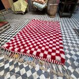 Redbox checkered rug 170x130cm
