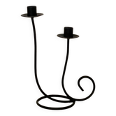 Bougeoir double volute