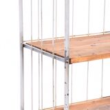shelving unit on wheels