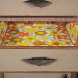 High beech rows, 1950s, set of 2