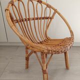 Rattan armchair for children