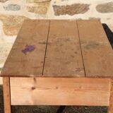 American desk in raw wood 1900