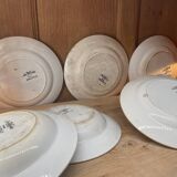 Sarreguemines plates and sauceboat from 1924