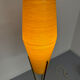 Antique brass and fiber amphora floor lamp from the 60s vintage design