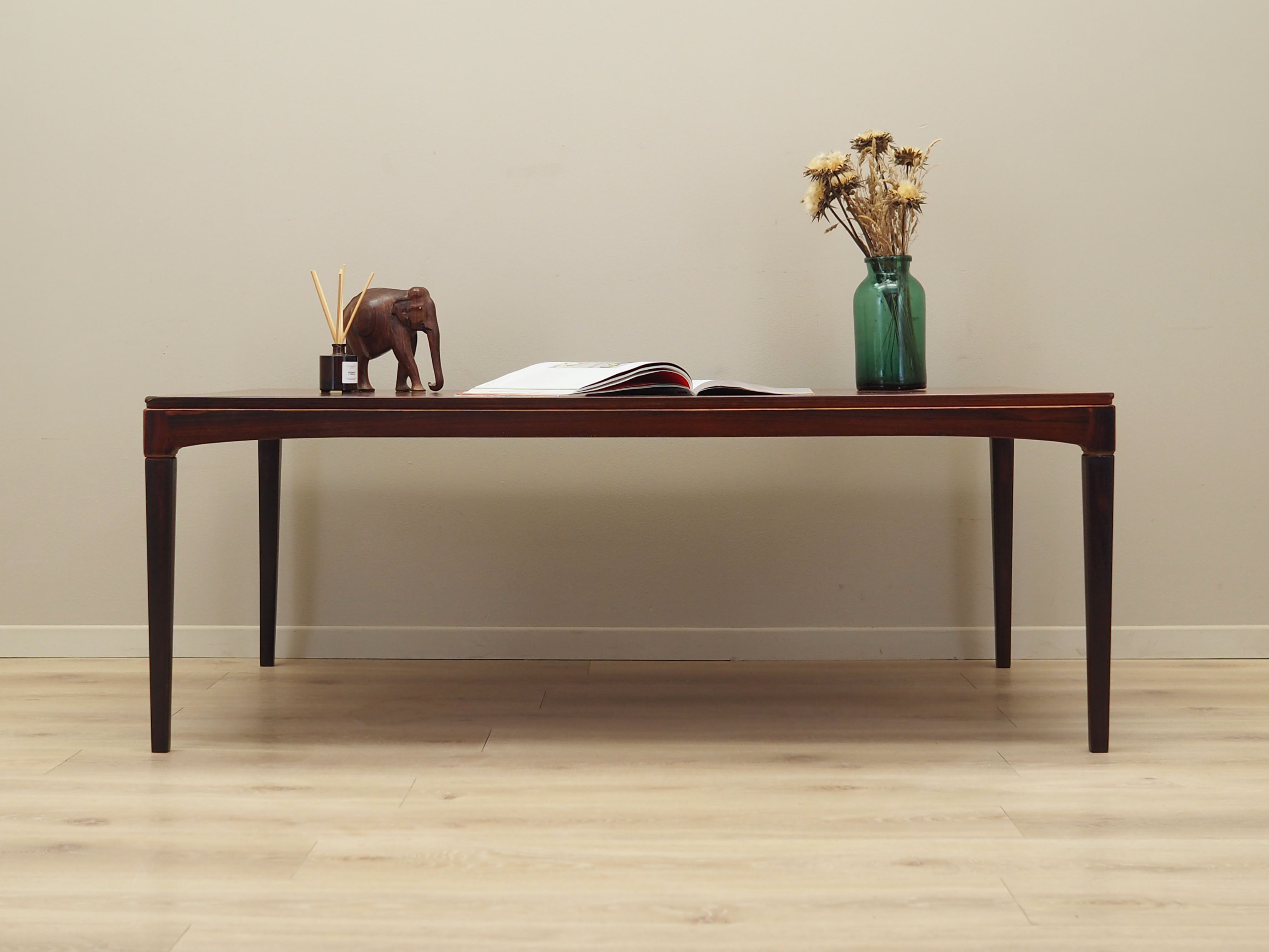 Rosewood bench, Danish design, 1970s, production: Denmark