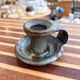 Handmade ceramic candle holder