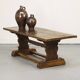 Table basse en chêne de style ferme rustique