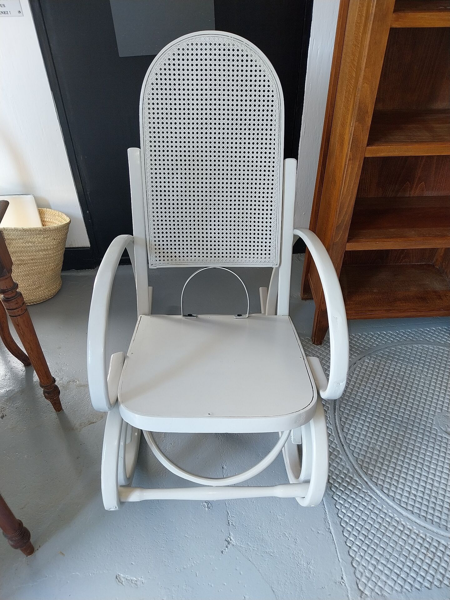 Wooden rocking chair
