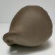 Sculptural ceramic head with blue enamelling Tekt design 60s