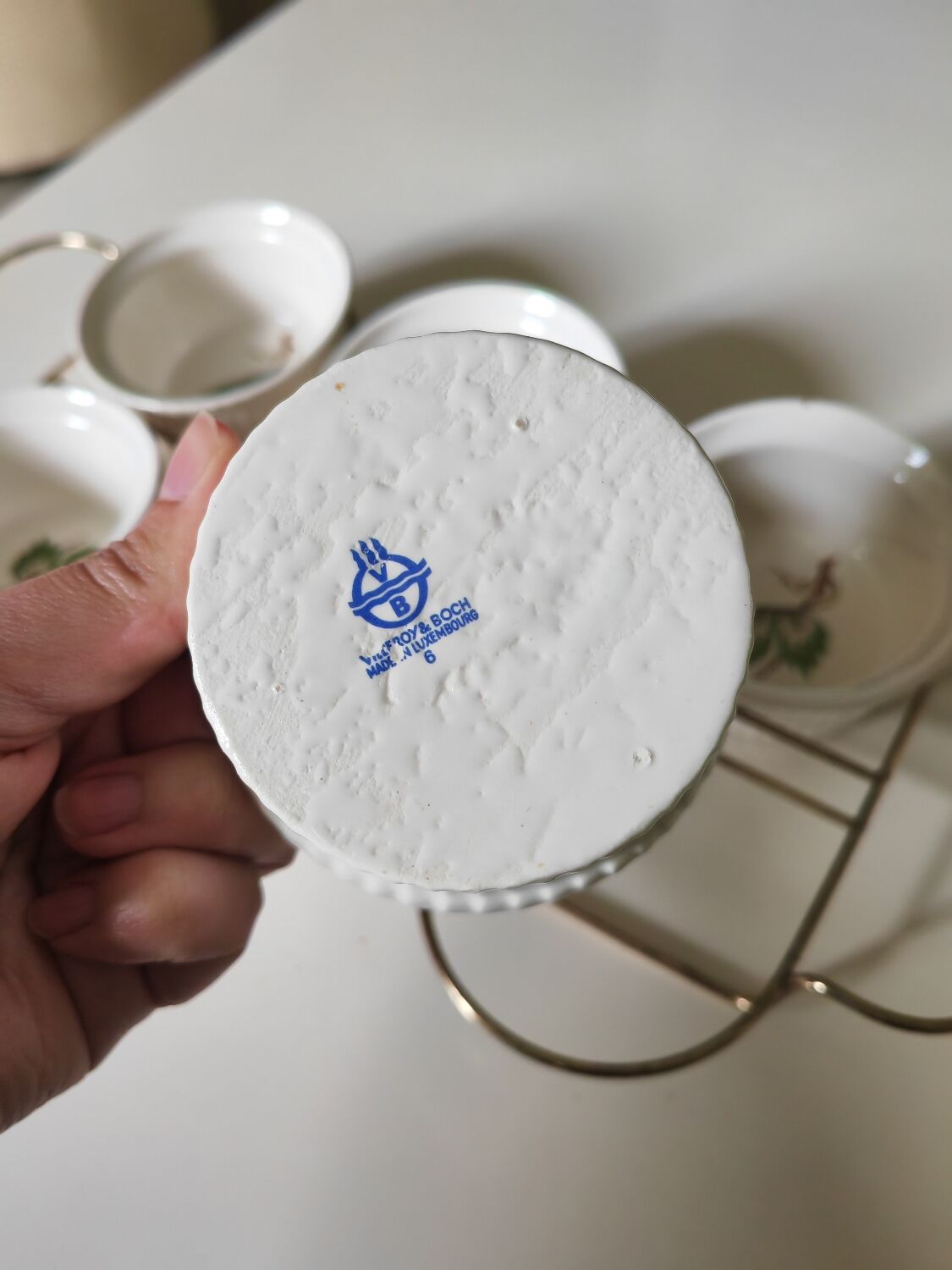 Ramekins Villeroy and Boch with their servant