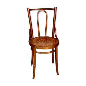 chaise bistrot bois cintre gout de Baumann decor grave debut xxe