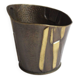 Modernist copper cachepot, 1950s.