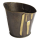 Cache-pot moderniste en cuivre, années 1950.