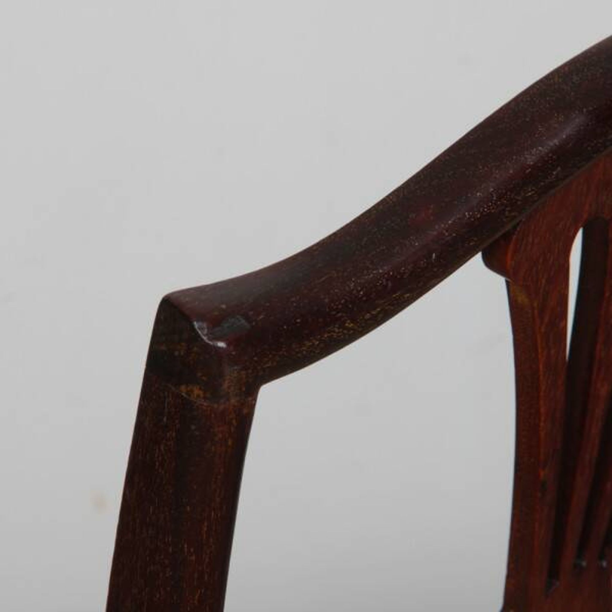 Pair of chairs, English work from the late 19th century.
