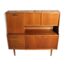 Buffet / sideboard high vintage teak Scandinavian style