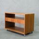 Mid -Century Teak Mobile Two-Sided Cabinet from WR, 1970s.