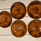 Series of 5 plates Sarreguemines fish