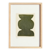 painting on paper - abstract illustration signed eawy