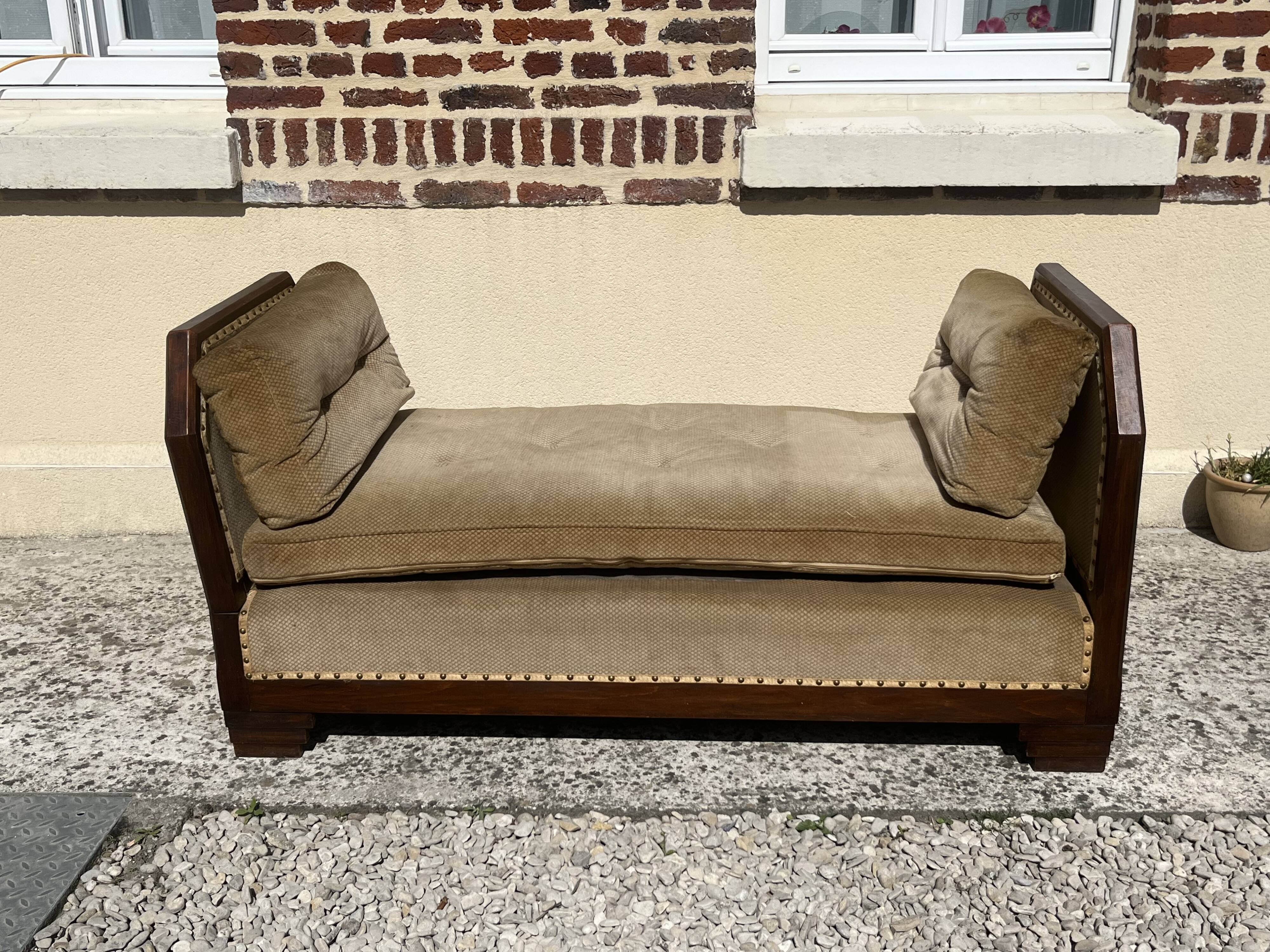 Méridienne day bed design 1950
