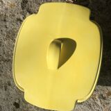Plat soupière jaune