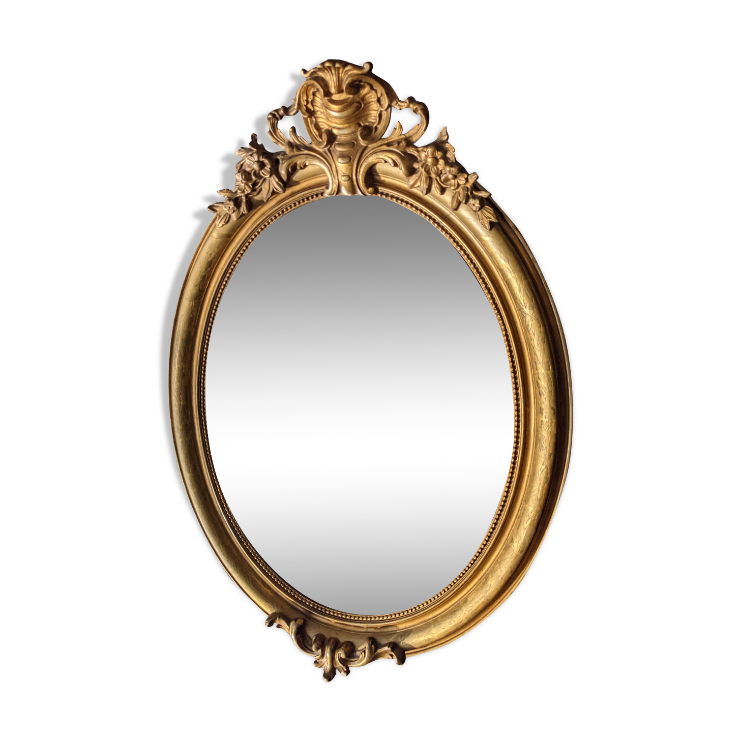 Old beveled mirror